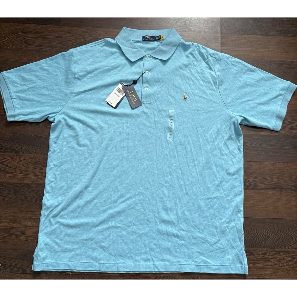 Polo by Ralph Lauren Classic Fit Light Blue Cotton Polo